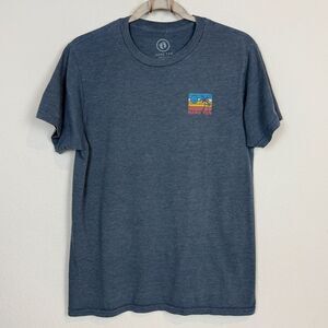 Hang Ten Blue Beach Graphic Short Sleeve T-shirt M